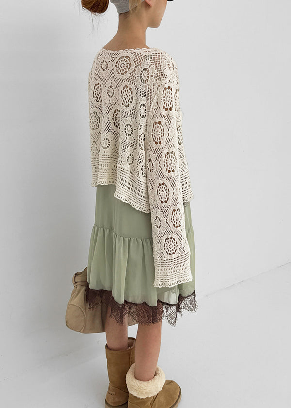 Kink Crochet Knit Cardigan