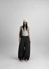 Koiren Striped Wide Balloon Pants