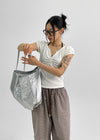 Contemporary V-neck Shirring Short-sleeved T-shirt