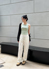 [MADE] Drawstring Waist Wide-Leg Pants