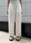 [MADE] Drawstring Waist Wide-Leg Pants