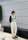 [MADE] Drawstring Waist Wide-Leg Pants