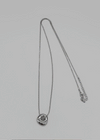 Frau Silver Pendant Drop Necklace