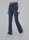 [B-DENIM] PANTALONES SLIM DE BOTÓN 001 - AZUL
