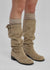 Dinto Suede Buckle Long Boots