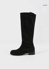 Dinto Suede Buckle Long Boots