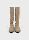 Dinto Suede Buckle Long Boots