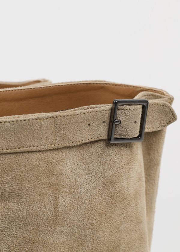 Dinto Suede Buckle Long Boots
