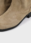 Dinto Suede Buckle Long Boots