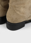 Dinto Suede Buckle Long Boots