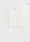 [B-BASIC] Camiseta de manga larga con cuello en V estándar