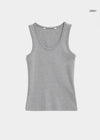 [B-BASIC] Standard U-Neck Tank Top