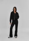 [B-BASIC] Pantalons en coton épais à coupe bootcut avec bande