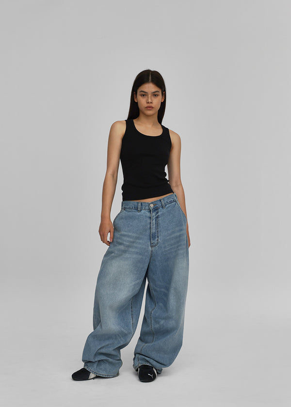 [B-BASIC] Standard U-Neck Tank Top