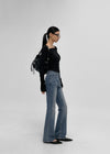 [B-DENIM] BOTAS VINTAGE SLIM DE PANTALÓN ACAMPANADO 020