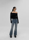 [B-DENIM] BOTAS VINTAGE SLIM DE PANTALÓN ACAMPANADO 020