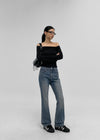 [B-DENIM] BOTAS VINTAGE SLIM DE PANTALÓN ACAMPANADO 020