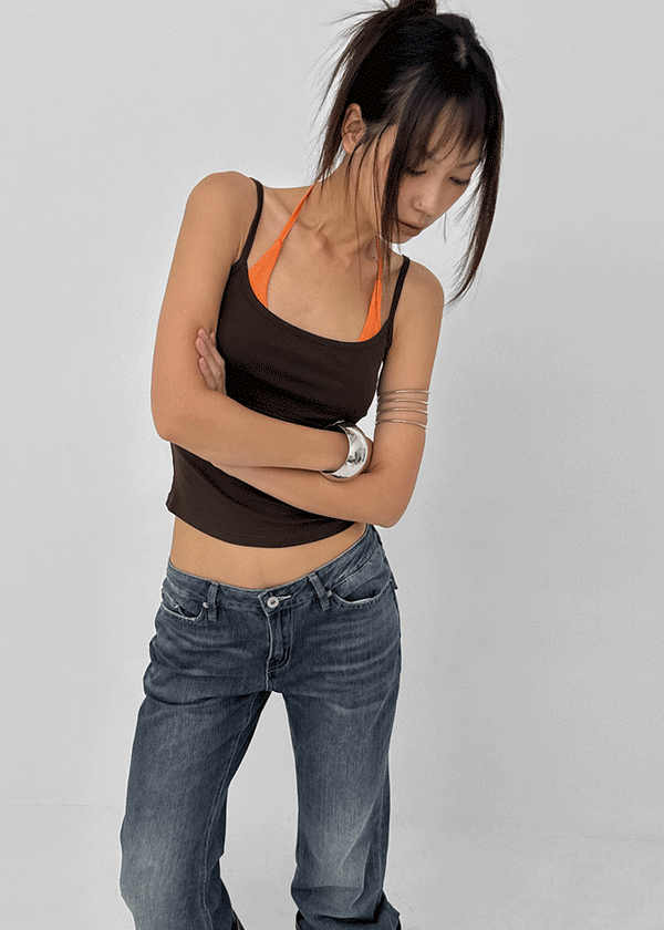 Robpa Halter Layered Sleeveless (Built-in Cap)