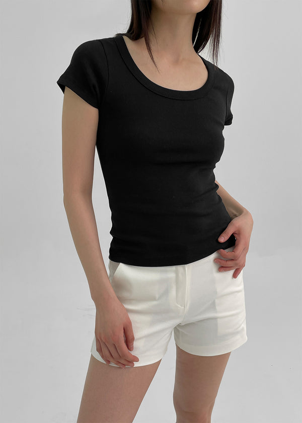 [MADE] Popuni U-Neck Short Sleeve T-Shirt