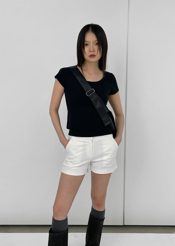 [MADE] Popuni U-Neck Short Sleeve T-Shirt