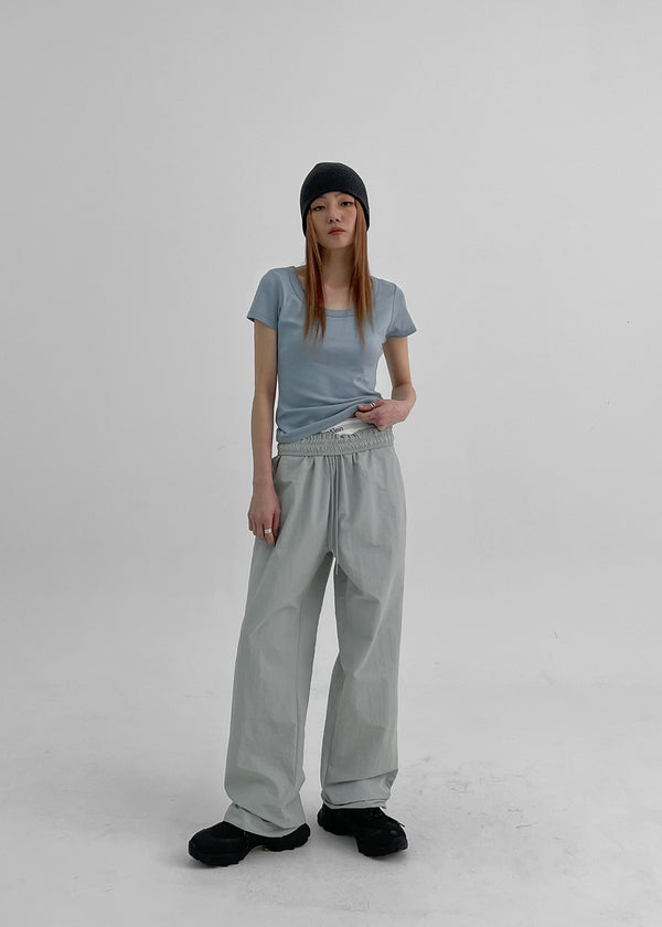 [MADE] Popuni U-Neck Short Sleeve T-Shirt