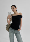 [MADE] Marilu Tricot Off-Shoulder