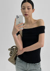 [MADE] Marilu Tricot Off-Shoulder