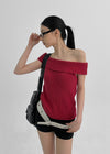 [MADE] Marilu Tricot Off-Shoulder