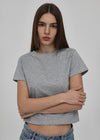 [B-BASIC] Camiseta corta de manga corta redonda fresca y lavable 2TAMAÑO