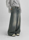 Penilla two-way wide denim pants