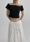 [MADE] PIEL Hook Off Shoulder Top