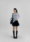 [MADE] Florin Flare Mini Skirt Pants