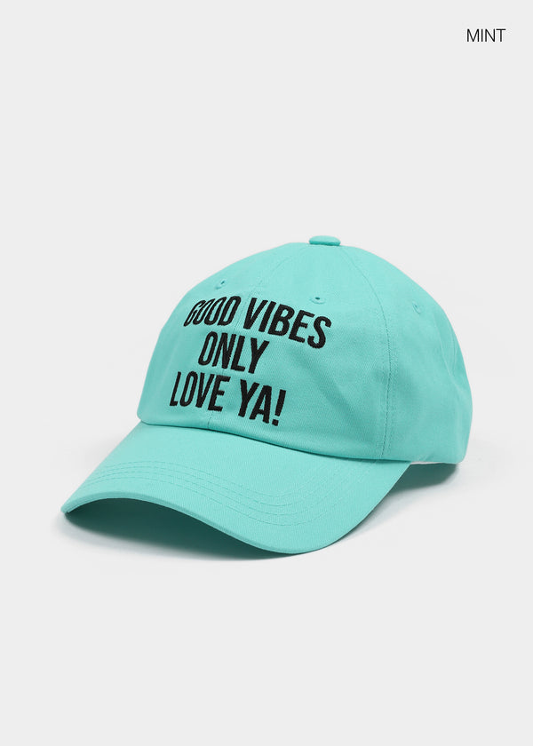 Ritu Color Lettering Ball Cap