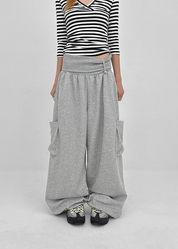 Churobi Two-way Cargo Elastic Pants