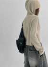 [MADE] Kinshu Cropped Raglan Hooded Knit