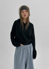 (UNISEX) DeKang incision wide string pants