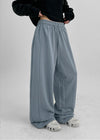 (UNISEX) DeKang incision wide string pants