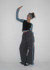 [MADE] Foby Line Dalawang-Daan na Banding Pants