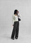 [MADE] Neutral Tension One-Tuck Wide Slacks