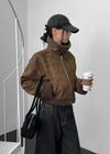 Katzen Non-Fade Roll-Up Wide Denim Pants