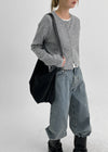 Camellia Suede Crossbody Bag