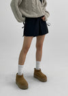 [MADE] Heldy Ribbon Fleece Banding Shorts