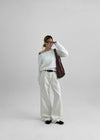 Oiseng Enamel Big Shoulder Bag