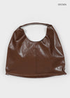 Oiseng Enamel Big Shoulder Bag