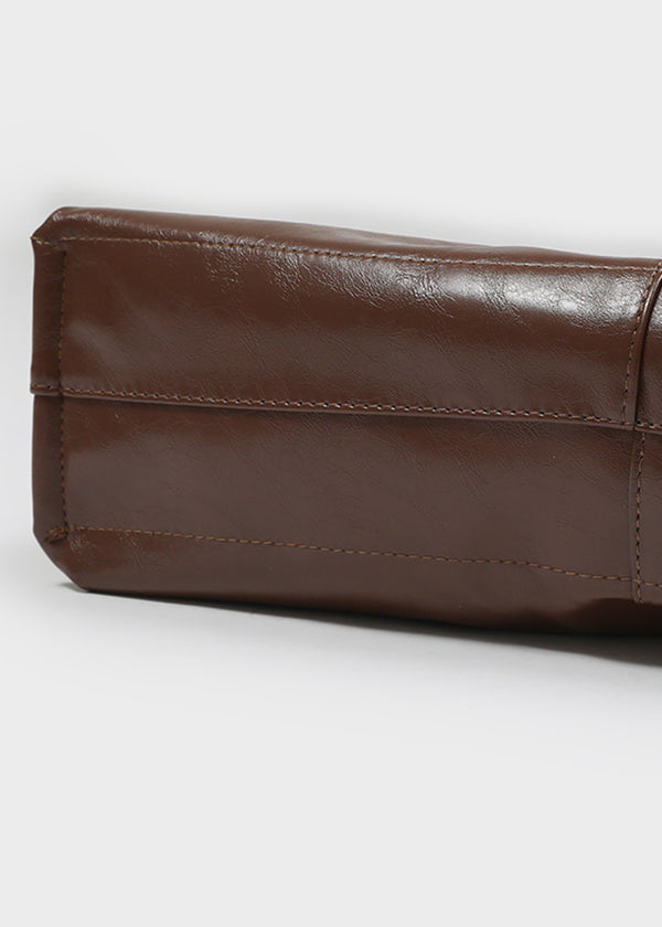 Oiseng Enamel Big Shoulder Bag