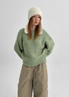 Mulfree boatneck color knit