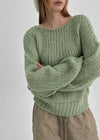 Mulfree boatneck color knit