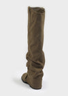 Bybang Folding Suede Long Boots