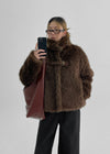 Kimelly Nubeam Buckle Fur Jacket 2 oz