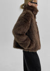 Kimelly Nubeam Buckle Fur Jacket 2 oz